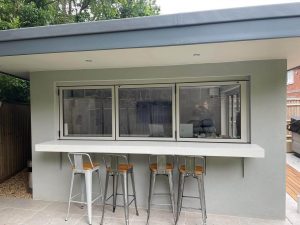Closed Bi Fold Windows