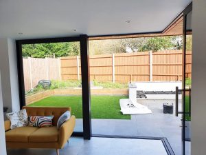 Sunroom Slider Door Corner Double Glazing Internal