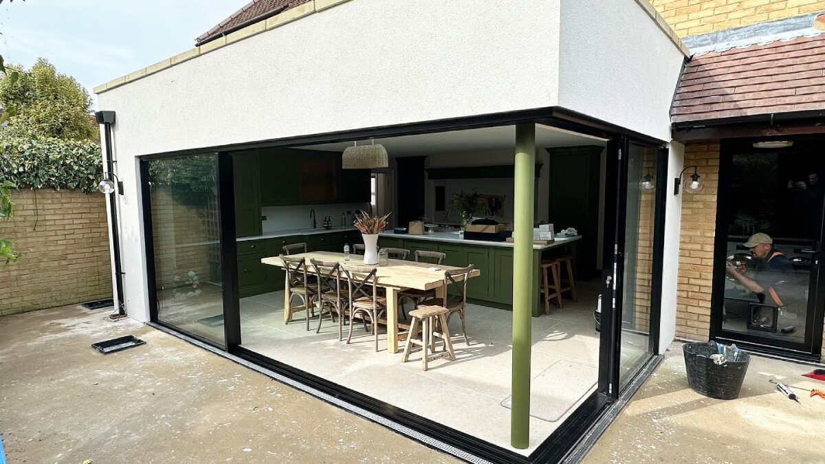 Doors open on extension