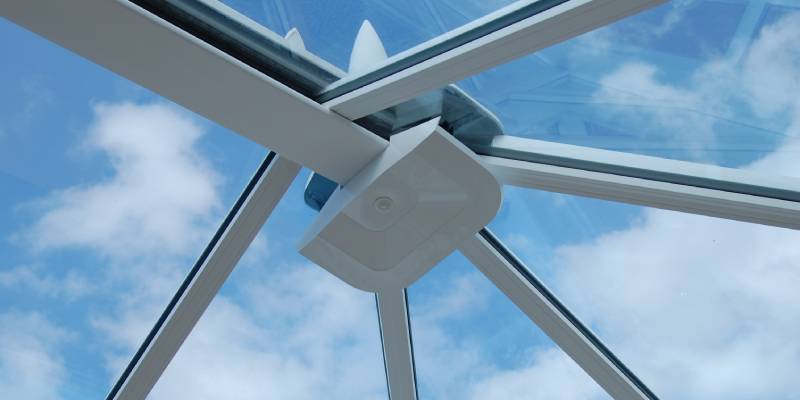 Glass conservatory roof
